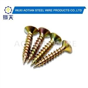 Vít gỗ mạ kẽm vàng