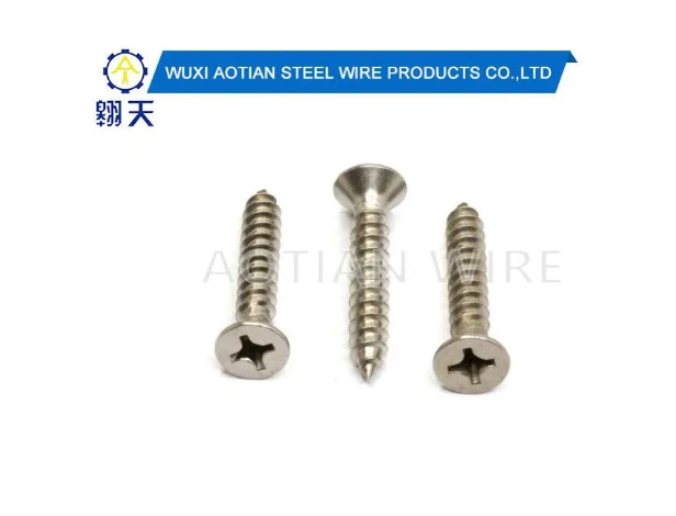 Vít tự khai thác đầu phẳng.