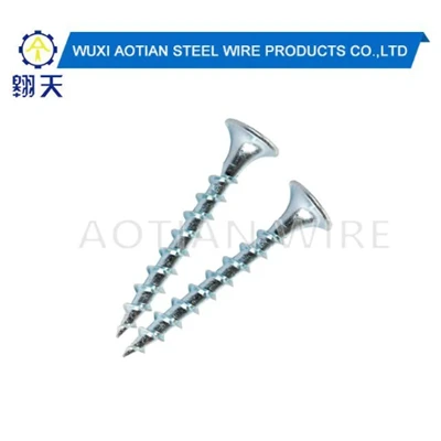 Vít đầu Bugle mạ kẽm màu xanh.