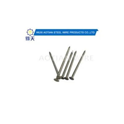 Móng tay bê tông mạ kẽm đầu tròn bằng thép carbon.
